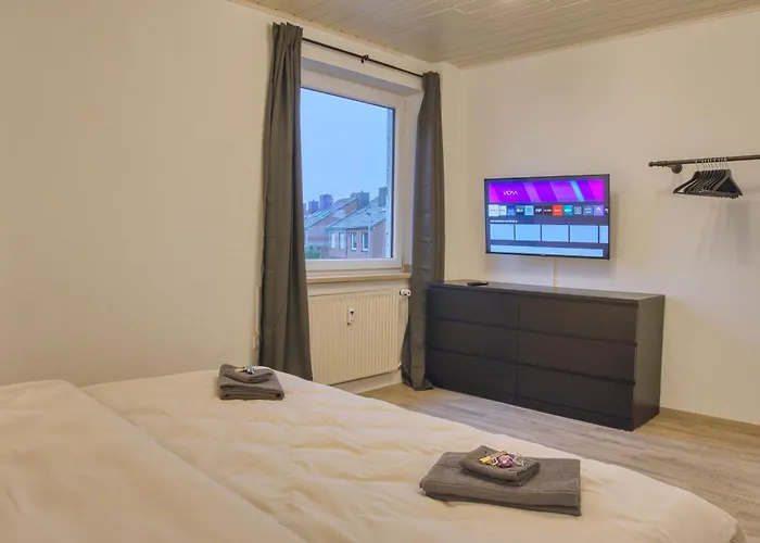 Appartement Japandi Stil Nahe Dus,bahn Fuer Business Und Familien *