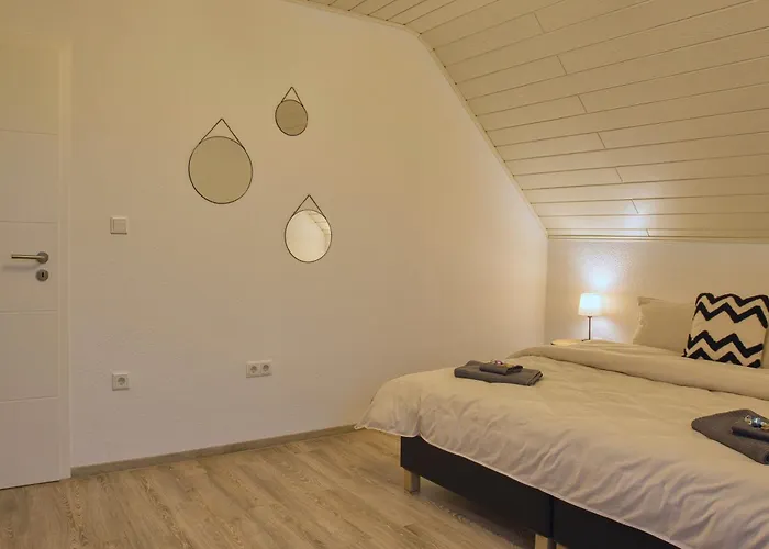 Appartement Japandi Stil Nahe Dus,bahn Fuer Business Und Familien